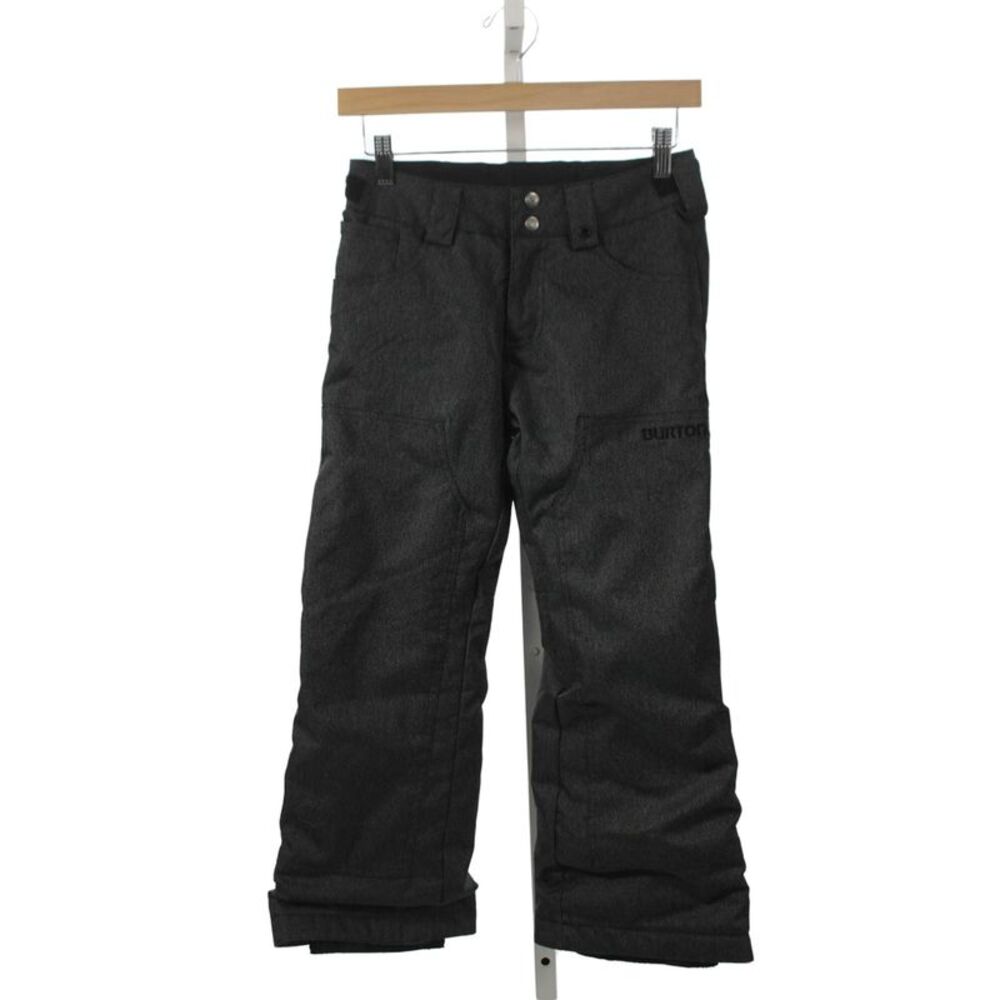 Burton Boys Gray Snow Pants Polyester Zip Winter Snowboarding Size S